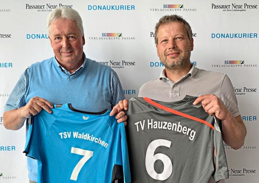 Federführend die SG Bayerwald Volleys auf den Weg gebracht haben die beiden Abteilungsleiter Josef Fuchs (links, TV Hauzenberg) und Christian Kriegl (TSV Waldkirchen). −Foto: Michael Duschl